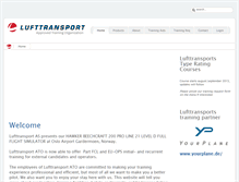 Tablet Screenshot of lufttransport.com